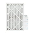 16x25x4 MERV 8 Pleated AC Furnace Air Filters. 4 PACK (Actual Depth 33/4")
