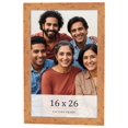 thumbnail image 1 of 16x26 Frame Beige Real Wood Picture Frame Width 1.25 inches | Interior Frame Depth 0.5 inches |, 1 of 8