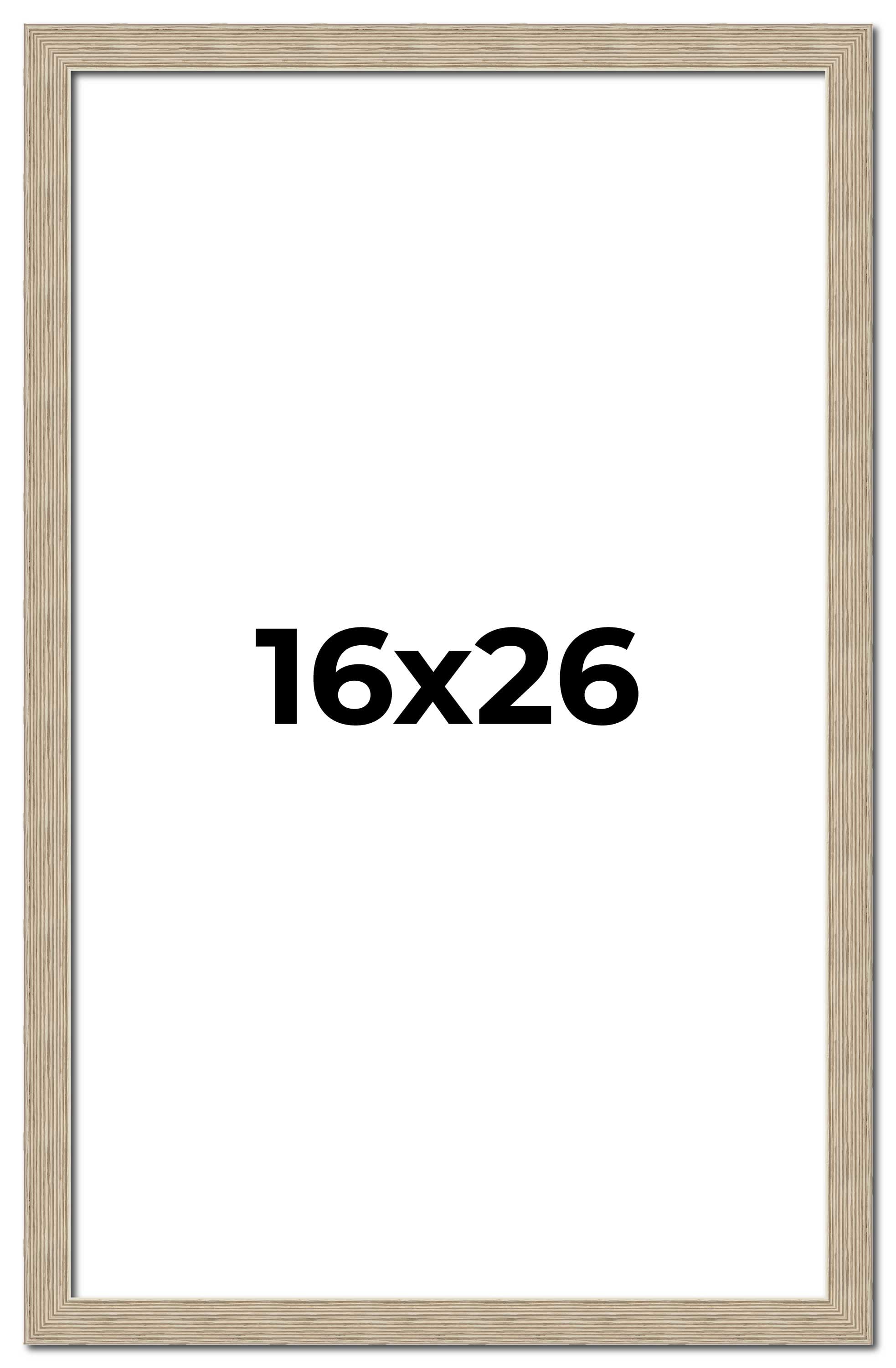 16x26 Frame Grey Solid Wood Picture Frame Width 1 Inches | Interior ...