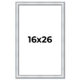 thumbnail image 1 of 16x26 Frame Sterling Silver Solid Wood Picture Frame | 1.25 Inch Moulding Width | 0.75 Inch, 1 of 8