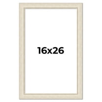 16x26 Frame White Real Wood Picture Frame Width 1.75 inches | Interior Frame Depth 0.5 inches |