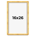 thumbnail image 1 of 16x26 Shadow Box Frame Gold | 1.625 Inches Deep Real Wood Traditional Shadowbox Display Frame | UV, 1 of 5