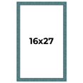 thumbnail image 1 of 16x27 Frame Blue Rustic Barnwood Solid Wood Picture Frame Width 1.25 Inches | Interior Depth 0.5, 1 of 8