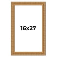 thumbnail image 1 of 16x27 Frame Gold Ornate Solid Wood Picture Frame | 2 Inch Moulding Width | Firman Traditional Photo, 1 of 8