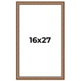 thumbnail image 1 of 16x27 Frame Gold Real Wood Picture Frame Width 1.25 Inches Interior Frame Depth 0.5 Inches Garrin, 1 of 8