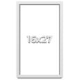 thumbnail image 1 of 16x27 Shadow Box High Gloss White Display Frame | 1.625 Inches Deep | 1 Inch Moulding Width | Solid, 1 of 4