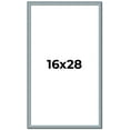 thumbnail image 1 of 16x28 Frame Rustic Sky Blue Solid Wood Picture Frame | 0.75 Inch Moulding Width |Includes UV, 1 of 8