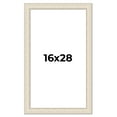 thumbnail image 1 of 16x28 Frame White Real Wood Picture Frame Width 1.75 inches | Interior Frame Depth 0.5 inches |, 1 of 8