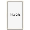 thumbnail image 1 of 16x28 Frame White Wheat Solid Wood Picture Frame | Moulding Width 0.75 Inches | Interior Depth 0.5, 1 of 8