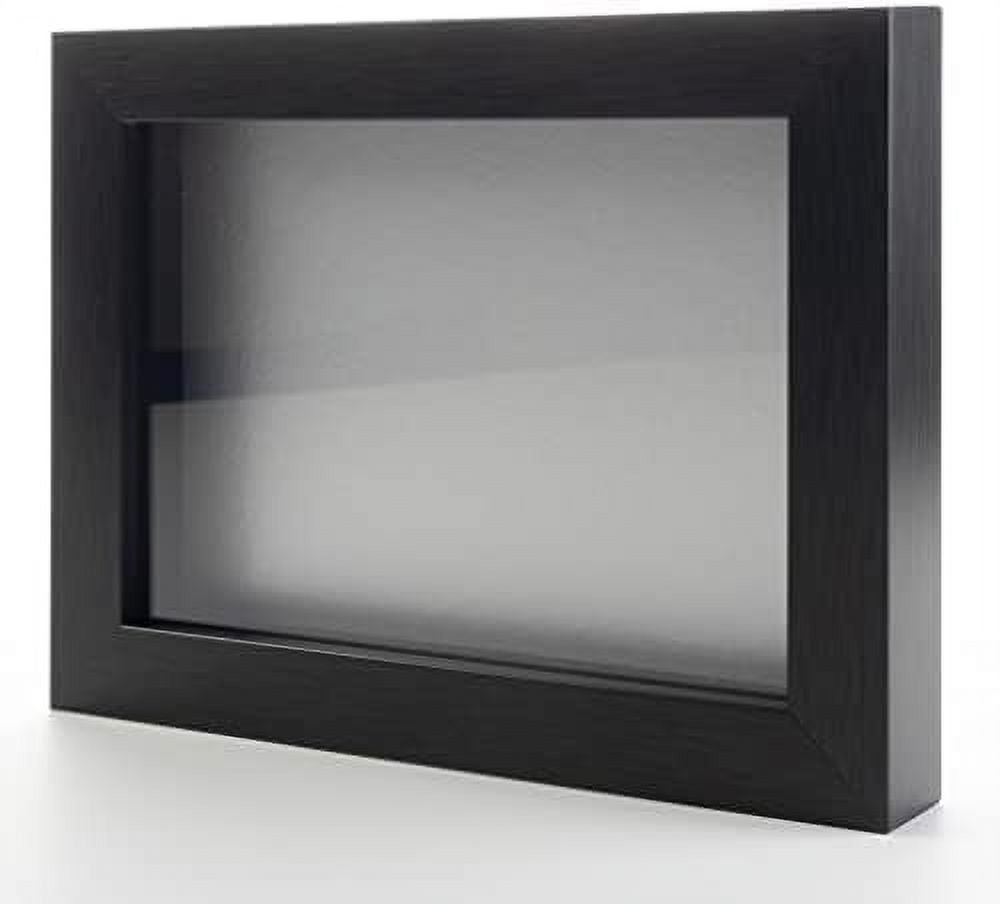 16x28 wood box display frame with silver acidfree backing uv & hanging hardware with 3/4