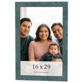 thumbnail image 1 of 16x29 Frame Blue Rustic Barnwood Solid Wood Picture Frame Width 1.25 Inches | Interior Depth 0.5, 1 of 8