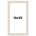 thumbnail image 1 of 16x29 Frame White Real Wood Picture Frame Width 1.75 inches | Interior Frame Depth 0.5 inches |, 1 of 8