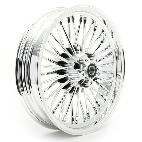 16x3.5 Fat Spoke Front Wheel Rim For Harley Dyna Wide Glide FXDWG 06-16 Fat Boy FLSTF 00-17 Fat Boy Lo FLSTFB 10-17 Forty Eight XL1200X 10-22 Heritage Softail Classic FLSTC 00-17 Softail Deluxe FLSTN