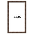 thumbnail image 1 of 16x30 Frame Brown Burl Real Wood Picture Frame Width 1.625 Inches | Interior Frame Depth 0.5 Inches, 1 of 8
