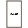 thumbnail image 1 of 16x30 Frame Silver Real Wood Picture Frame Width 1.25 Inches | Interior Frame Depth 0.5 Inches |, 1 of 8