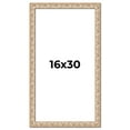 thumbnail image 1 of 16x30 Frame White Real Wood Picture Frame Width 1.5 inches | Interior Frame Depth 0.5 inches |, 1 of 8