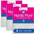 thumbnail image 1 of 16x30x1 (15_3/4x29_11/16) Nordic Pure Tru Mini Pleat MERV 12 Air Filters 3 Pack, 1 of 7