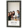 thumbnail image 1 of 16x31 Frame Black Bamboo Solid Wood Picture Frame Width 1.5 Inches | Interior Frame Depth 0.5, 1 of 8
