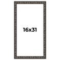 thumbnail image 1 of 16x31 Frame Black-Brown Medieval Solid Wood Picture Frame | 1.5 Inch Moulding Width | Gotham, 1 of 8