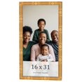 thumbnail image 1 of 16x31 Frame Gold Bamboo Solid Wood Picture Frame | 1 Inch Moulding Width | Interior Frame Depth, 1 of 8