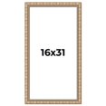 thumbnail image 1 of 16x31 Frame Silver Real Wood Picture Frame Width 1.5 inches | Interior Frame Depth 0.5 inches |, 1 of 8