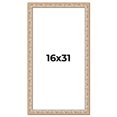 thumbnail image 1 of 16x31 Frame White Real Wood Picture Frame Width 1.5 inches | Interior Frame Depth 0.5 inches |, 1 of 8