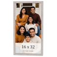 thumbnail image 1 of 16x32 Frame White Real Wood Picture Frame Width 0.75 inches | Interior Frame Depth 0.5 inches |, 1 of 8