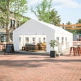 thumbnail image 1 of 16x32FT Party Tent Heavy Duty, Large Wedding Event Shelters with 3 Storage Bags & Removable Sidewalls, Outdoor Canopy Gazebo Commercial Tents for Parties Carport Camping Garden Patio, 1 of 13