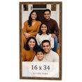 thumbnail image 1 of 16x34 Frame Gold Kingsley Distressed Solid Wood Picture Frame Width 0.75 Inches | Interior Frame, 1 of 8