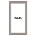 thumbnail image 1 of 16x34 Frame Grey Real Wood Picture Frame Width 2.75 Inches | Interior Frame Depth 0.5 Inches |, 1 of 8