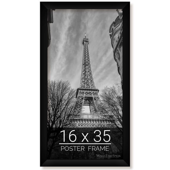 16x35 Black Picture Frame for Puzzles Posters Photos or Artwork