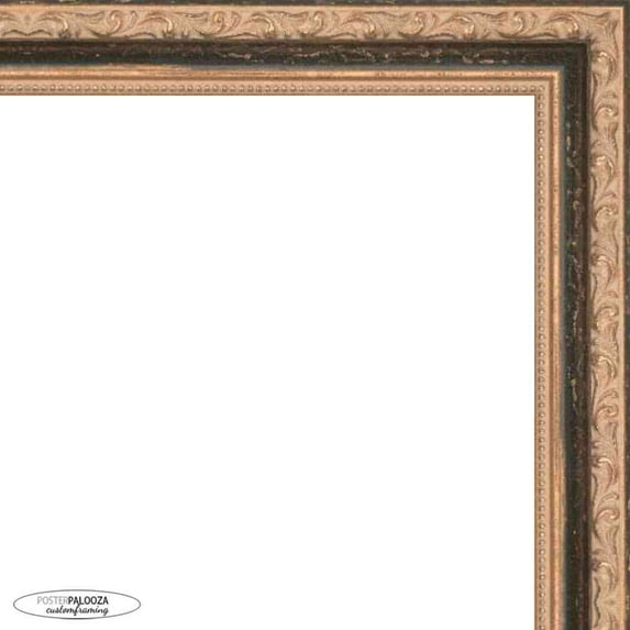 16x36 Classic Black Picture Frame - UV Acrylic, Foam Board Backing, Hanging Hardware