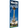 thumbnail image 1 of 16x36 Classic Modern Blue Picture Frame - UV Acrylic, Foam Board Backing, Hanging Hardware, 1 of 8
