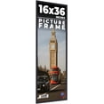 thumbnail image 1 of 16x36 Frame Black Real Wood Picture Frame Width 0.75 inches | Interior Frame Depth 0.5 inches |, 1 of 8