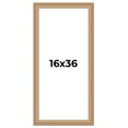 thumbnail image 1 of 16x36 Frame Charleston Honey Brown Solid Wood Picture Frame Width 1.75 Inches | Interior Depth 0.5, 1 of 8
