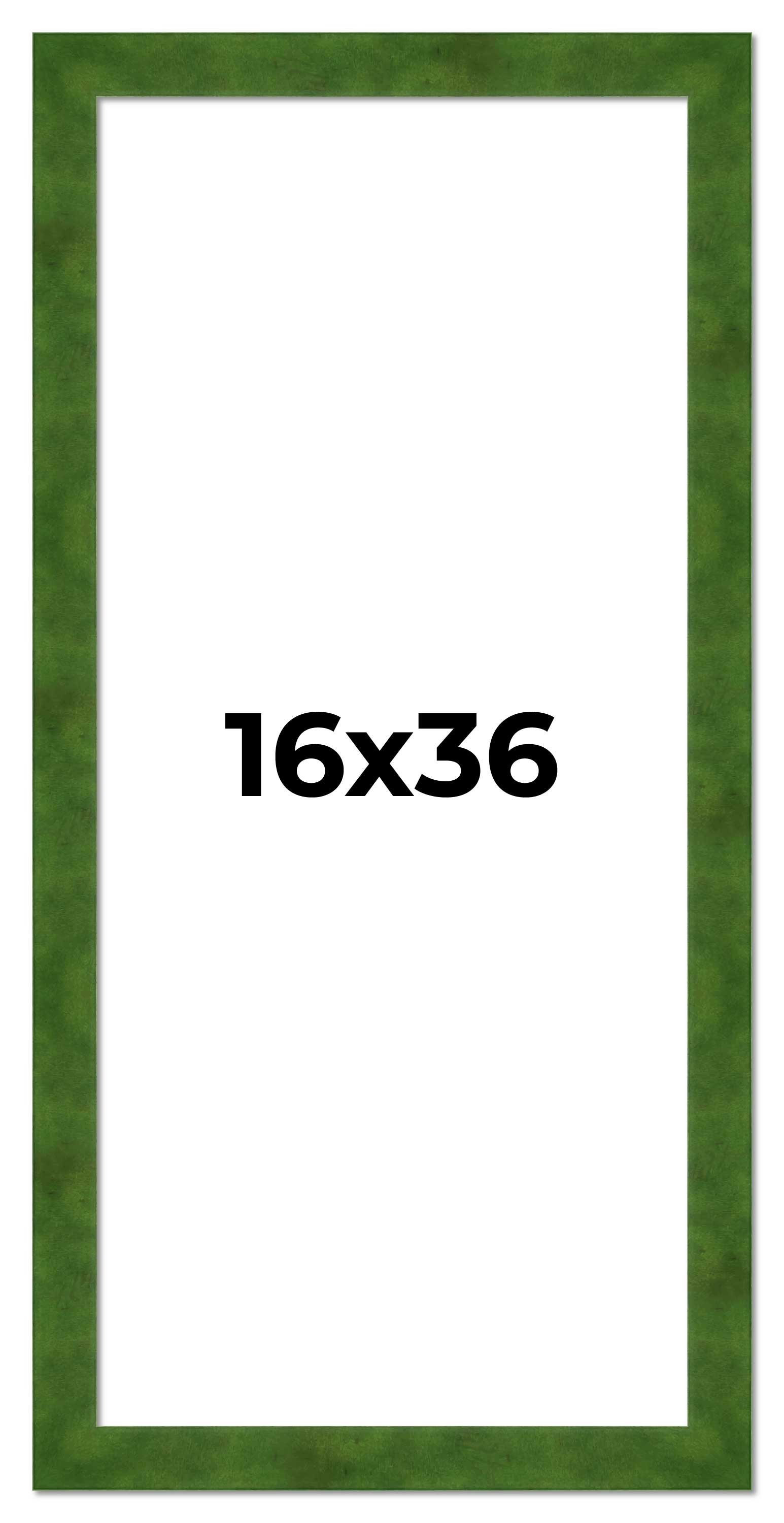16x36 Frame Green Burl Solid Wood Picture Frame | 1.75 Inches Moulding ...