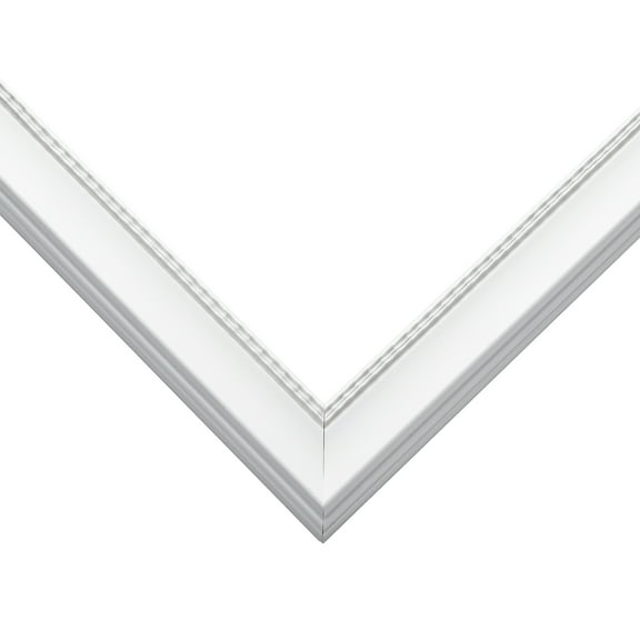 16x36 Frame White Real Wood Picture Frame Width 1.25 inches | Interior Frame Depth 0.5 inches |