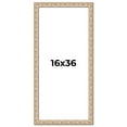thumbnail image 1 of 16x36 Frame White Real Wood Picture Frame Width 1.5 inches | Interior Frame Depth 0.5 inches |, 1 of 8