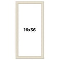 thumbnail image 1 of 16x36 Frame White Real Wood Picture Frame Width 1.75 inches | Interior Frame Depth 0.5 inches |, 1 of 8