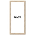 thumbnail image 1 of 16x37 Frame White Real Wood Picture Frame Width 1.5 inches | Interior Frame Depth 0.5 inches |, 1 of 8