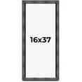 thumbnail image 1 of 16x37 Shadow Box Frame Brown Cherry | 2.625 Inches Deep Pine Wood Traditional Shadowbox Display, 1 of 8