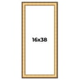 thumbnail image 1 of 16x38 Frame Gold Plein Aire Solid Wood Picture Frame Width 2 Inches | Interior Frame Depth 0.5, 1 of 8
