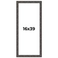 thumbnail image 1 of 16x39 Frame Black-Brown Medieval Solid Wood Picture Frame | 1.5 Inch Moulding Width | Gotham, 1 of 8