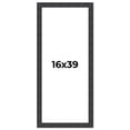 thumbnail image 1 of 16x39 Frame Brown Rustic Solid Wood Picture Frame 1.5 Inches Wide | Interior Frame Depth 0.5 Inches, 1 of 8
