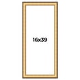 thumbnail image 1 of 16x39 Frame Gold Plein Aire Solid Wood Picture Frame Width 2 Inches | Interior Frame Depth 0.5, 1 of 8