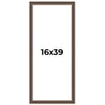 thumbnail image 1 of 16x39 Frame Golden Caramel Solid Wood Bronze Picture Frame | 1.25 Inch Moulding Width | 0.5 Inch, 1 of 8