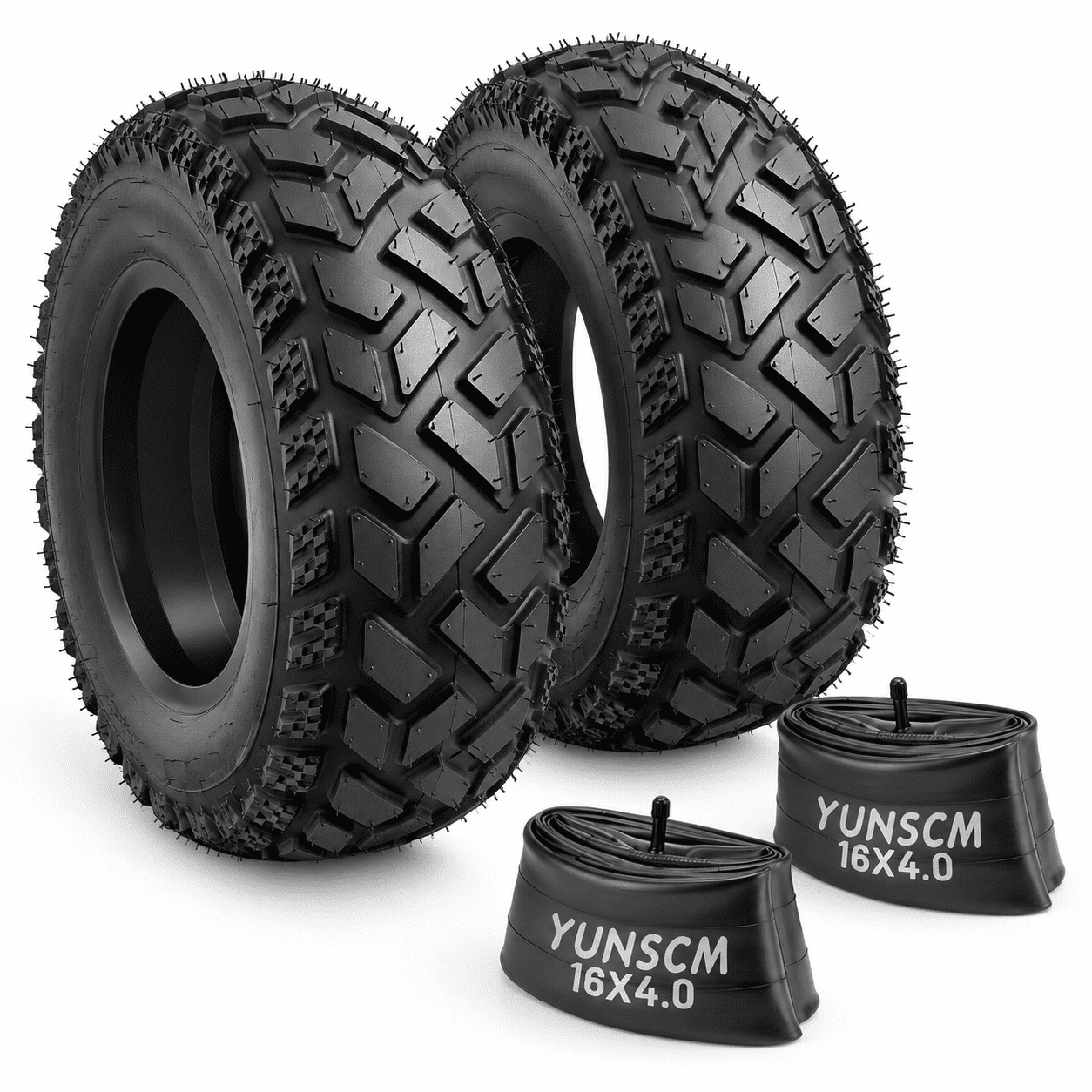 16x4.0/98-305 Heavy Duty Fat E-bike Tire All-terrain Directional Tread ...