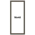 thumbnail image 1 of 16x40 Frame Black Bamboo Solid Wood Picture Frame Width 1.5 Inches | Interior Frame Depth 0.5, 1 of 8