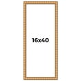 thumbnail image 1 of 16x40 Frame Gold Real Wood Picture Frame Width 1.5 inches | Interior Frame Depth 0.5 inches |, 1 of 8