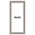 thumbnail image 1 of 16x40 Frame Grey Real Wood Picture Frame Width 2.75 Inches | Interior Frame Depth 0.5 Inches |, 1 of 8